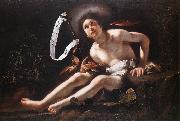 STROZZI, Bernardo St John the Baptist et oil painting